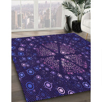 Patterned Amethyst Purple Rug, pat989pur