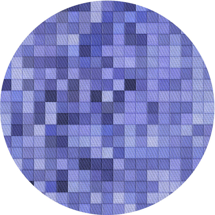 Square Patterned Sky Blue Rug, pat99blu
