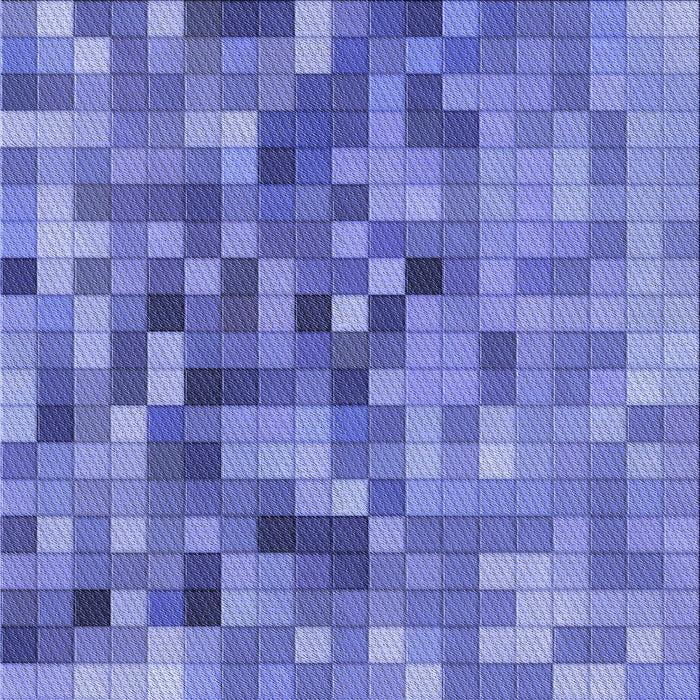 Round Patterned Sky Blue Rug, pat99blu