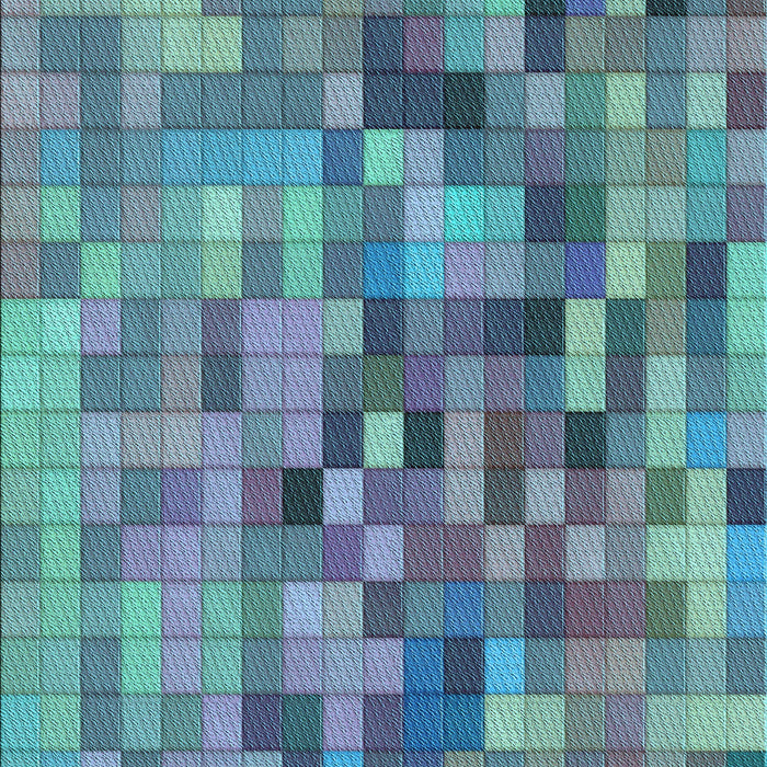 Patterned Azure Blue Rug, pat99lblu