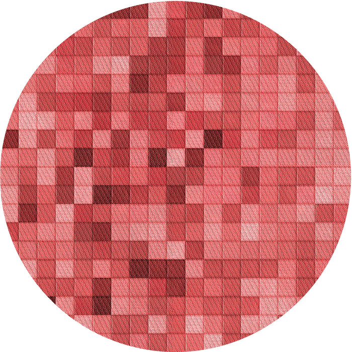 Square Patterned Red Rug, pat99rd