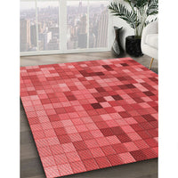 Patterned Red Rug, pat99rd