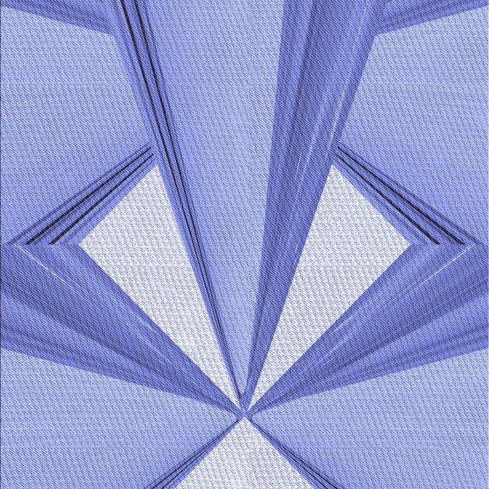 Patterned Jeans Blue Rug, pat990blu