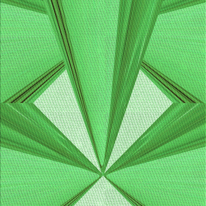 Patterned Neon Green Rug, pat990grn