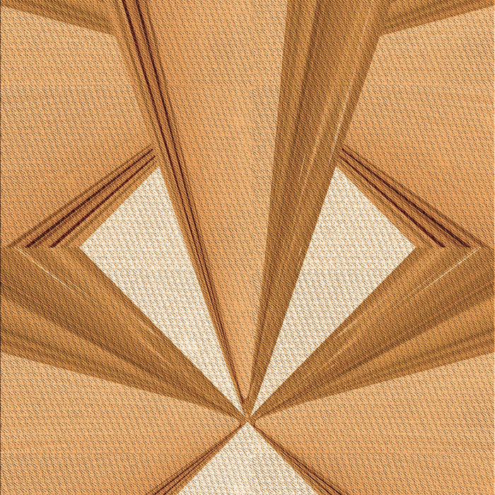 Patterned Yellow Orange Rug, pat990org