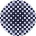 Square Patterned Night Blue Rug, pat991blu