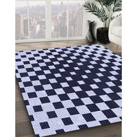 Patterned Night Blue Rug, pat991blu