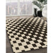 Patterned Midnight Gray Rug in Family Room, pat991brn