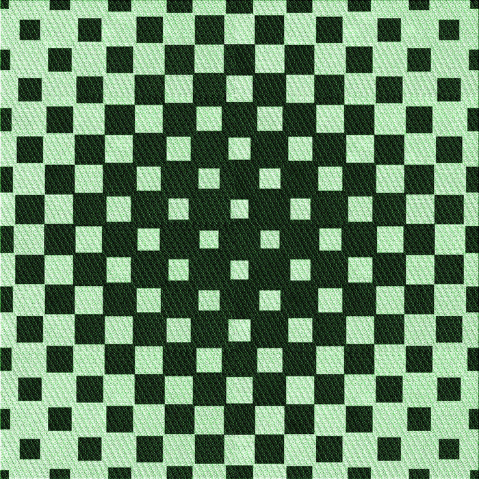 Round Patterned Light Green Rug, pat991grn