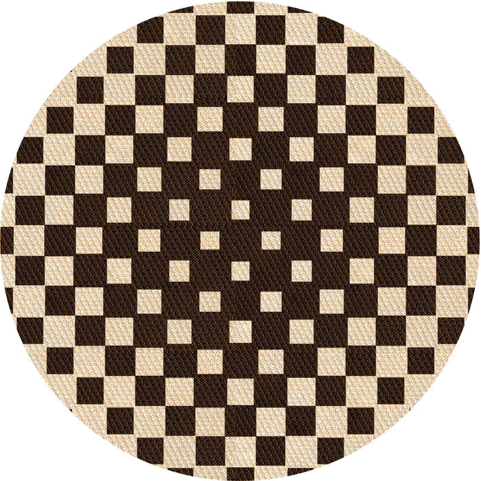 Square Patterned Red Rug, pat991org