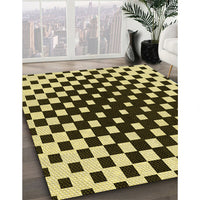 Patterned Black Brown Rug, pat991yw