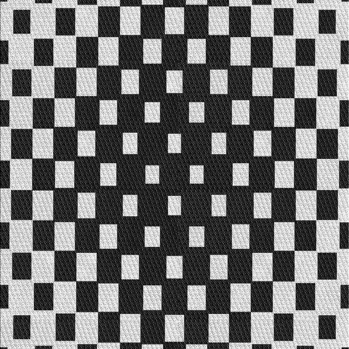 Patterned Light Gray Novelty Rug, pat991