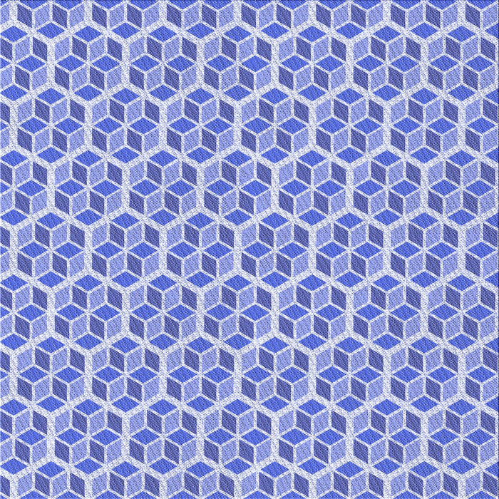 Round Machine Washable Transitional Blue Rug, wshpat992blu