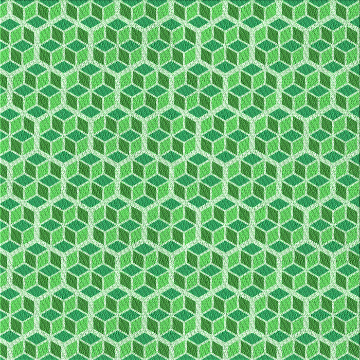 Round Patterned Jade Green Rug, pat992grn