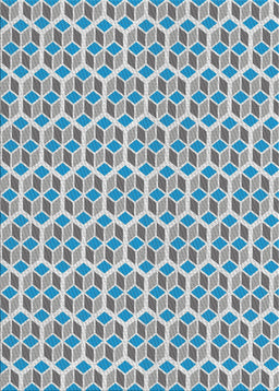 Patterned Slate Granite Gray Novelty Rug, pat992