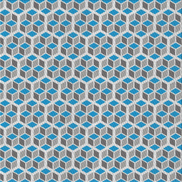 Square Patterned Slate Granite Gray Novelty Rug, pat992