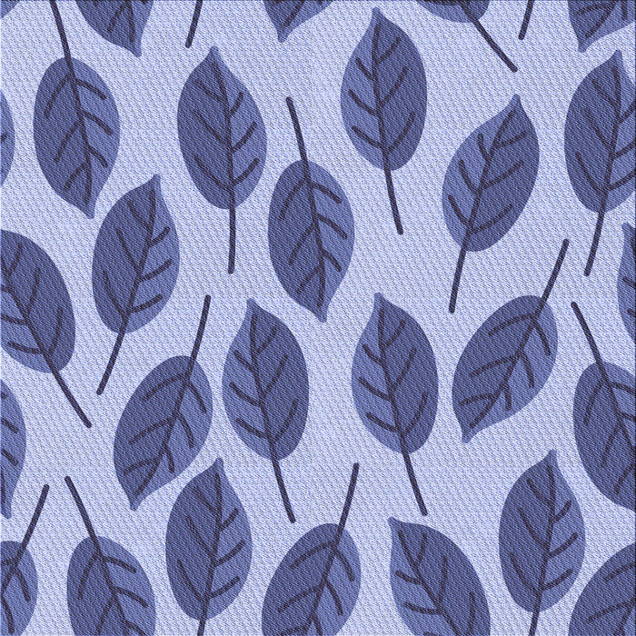 Round Patterned Deep Periwinkle Purple Rug, pat993blu