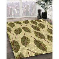 Patterned Oak Brown Rug, pat993brn