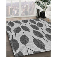 Patterned Silver Gray Rug, pat993gry