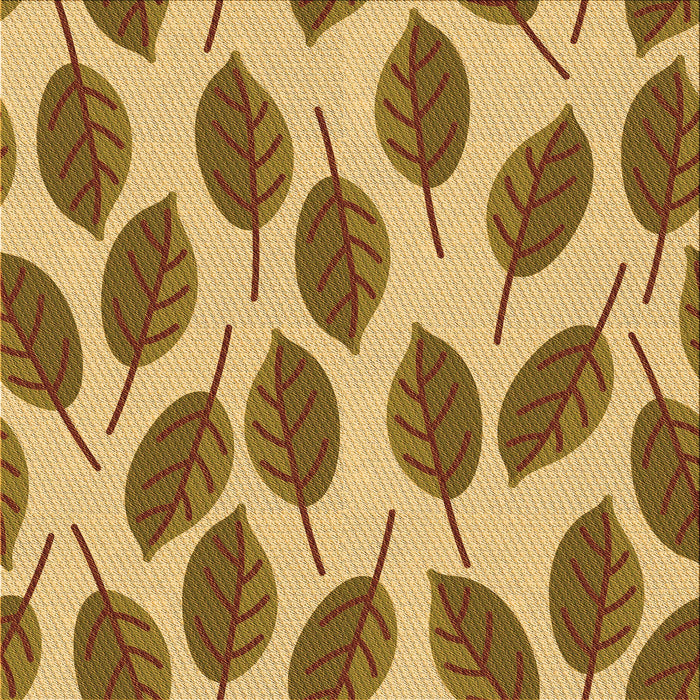 Round Patterned Yellow Orange Rug, pat993org