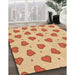 Machine Washable Transitional Orange Rug in a Family Room, wshpat994org