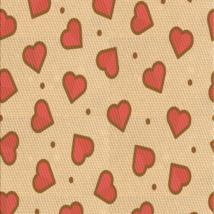 Patterned Orange Rug, pat994org