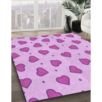 Patterned Blossom Pink Rug, pat994pur