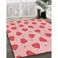 Patterned Red Rug, pat994rd