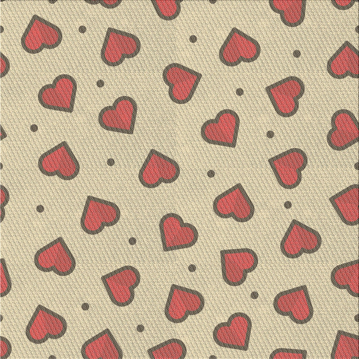 Square Patterned Golden Blonde Gold Novelty Rug, pat994