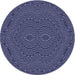 Square Machine Washable Transitional Periwinkle Purple Rug in a Living Room, wshpat995blu