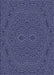 Patterned Periwinkle Purple Rug, pat995blu