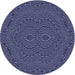 Square Patterned Periwinkle Purple Rug, pat995blu