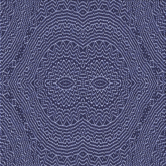 Round Patterned Periwinkle Purple Rug, pat995blu