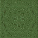 Round Patterned Dark Forest Green Rug, pat995grn