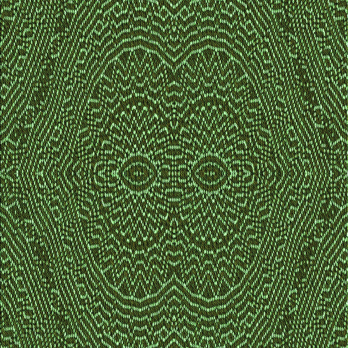 Patterned Dark Forest Green Rug, pat995grn