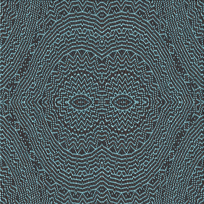 Round Machine Washable Transitional Charcoal Black Rug, wshpat995lblu