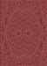 Patterned Red Rug, pat995rd