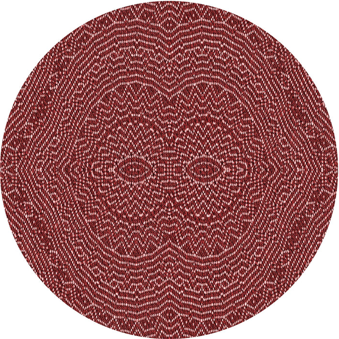 Square Patterned Red Rug, pat995rd