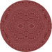 Square Patterned Red Rug, pat995rd