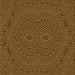 Round Machine Washable Transitional Cinnamon Brown Rug, wshpat995yw