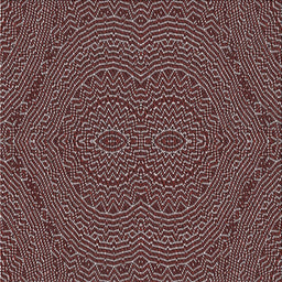 Sideview of Machine Washable Transitional Night Red Rug, wshpat995