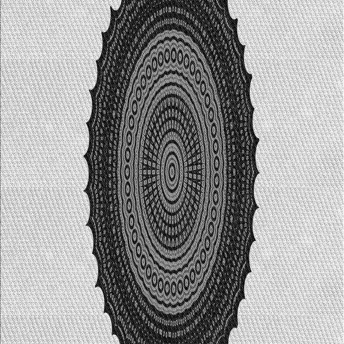 Patterned Ash Gray Rug, pat996gry