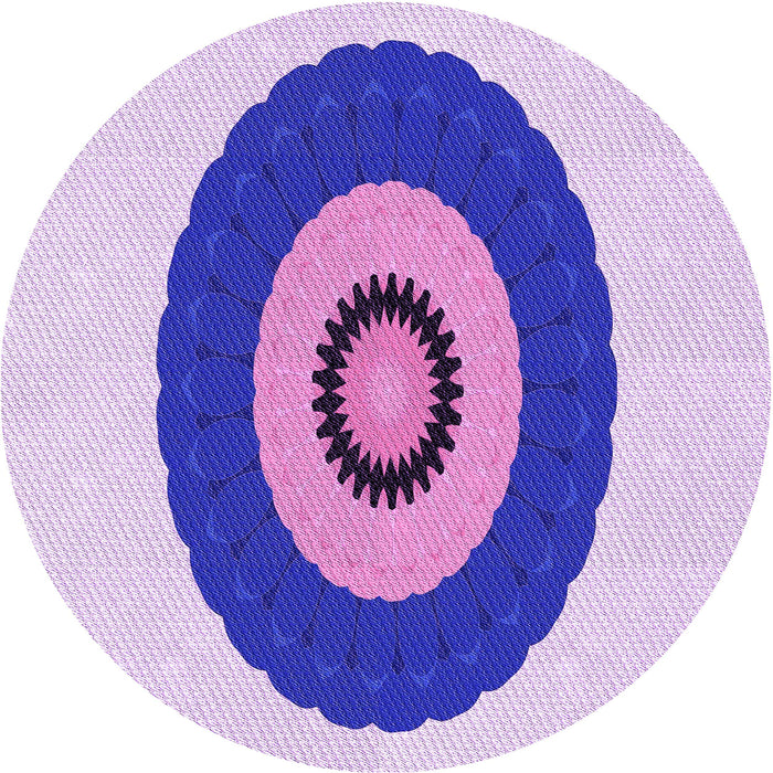 Square Machine Washable Transitional Blossom Pink Rug in a Living Room, wshpat997pur