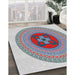 Machine Washable Transitional Platinum Gray Rug in a Family Room, wshpat998
