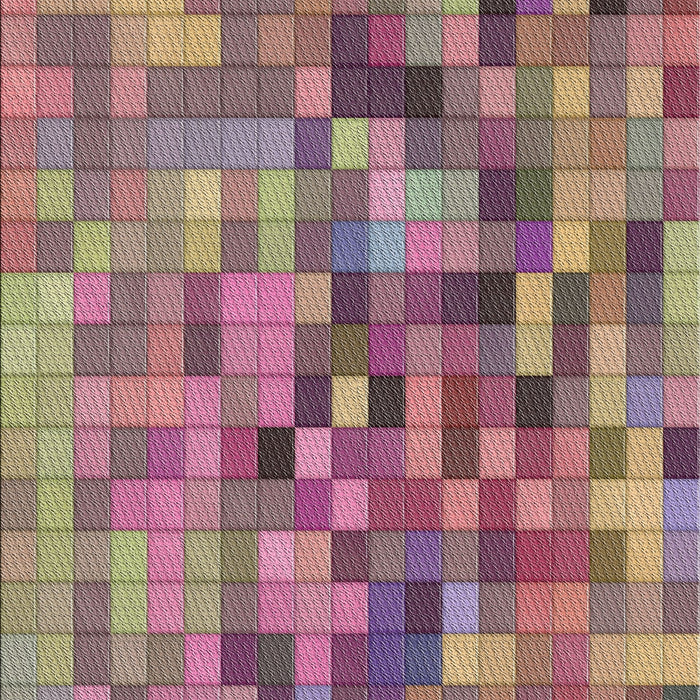 Patterned Dark Raspberry Purple Modern Rug, pat99