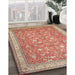 Machine Washable Traditional Brown Rug in a Family Room, wshtr1001