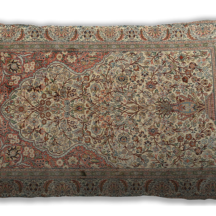 Traditional Classic Rectangular Sienna Brown Lumbar Throw Pillow, 13 inch by 19 inch, lbtr1004