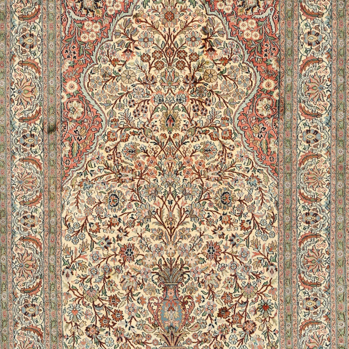 Machine Washable Traditional Sienna Brown Rug, wshtr1004