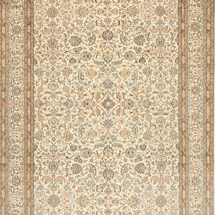 Traditional Khaki Gold Persian Rug, tr1006
