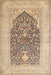 Traditional Brown Gold Persian Rug, tr1008